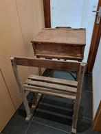 Vintage schoolbankje - lessenaar, Kinderen en Baby's, Ophalen, Gebruikt, Tafel(s) en Stoel(en)