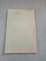 Carnet de note d'envoi 1959, Collections, Revues, Journaux & Coupures, Enlèvement ou Envoi