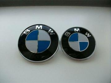 Bmw motorkap/kofferklep emblemen 82mm/73mm > blauw wit beschikbaar voor biedingen