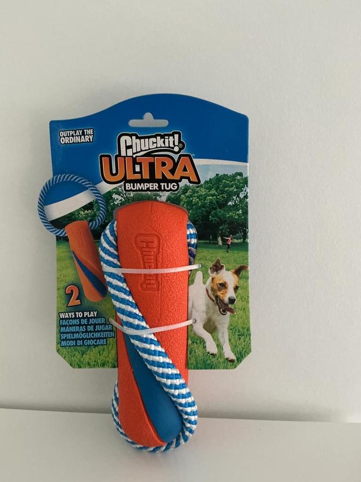 Chuckit!ultra bumper tug, Animaux & Accessoires, Jouets pour chiens, Neuf, Jouets à rammener, Enlèvement ou Envoi