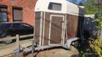 remorque van chevaux, Ophalen of Verzenden, Gebruikt, Hout, 2-paards trailer