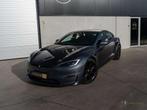 Tesla Model S Dual Motor l Long Range l Yoke l 100 kW l Pano, Auto's, Automaat, Zwart, Model S, Leder
