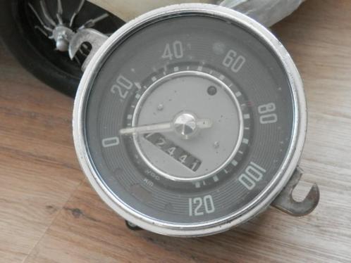 Snelheidsmeter / kilometerteller VW Kever 1955., Auto-onderdelen, Dashboard en Schakelaars, Oldtimer onderdelen, Volkswagen, Gebruikt