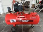 Compressor 100 liter Fini Bravo, 100 liter of meer, Ophalen, Gebruikt, 10 bar of meer