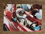 Postkaart Arturo Merzario - Ferrari Grand Prix Formule 1, Verzenden, 1960 tot 1980, Gelopen, Voertuig