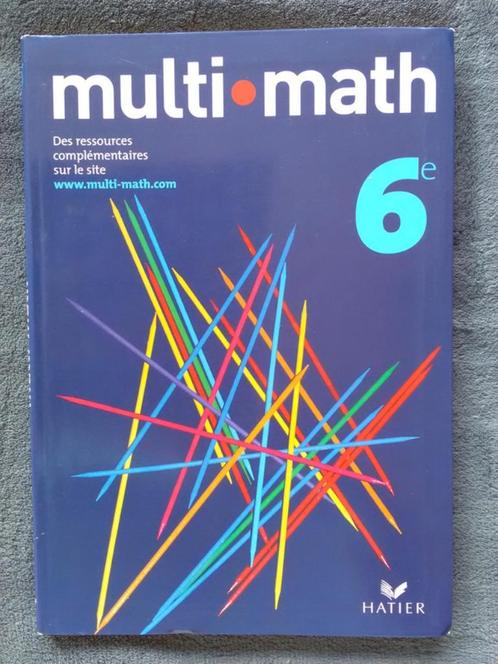 "Multi-math 6e" Editions Hatier (2005), Livres, Livres scolaires, Comme neuf, Primaire, Enlèvement ou Envoi