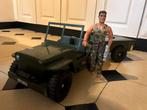 Action Man Jeep met aanhanger, Ophalen of Verzenden, Gebruikt
