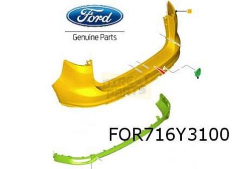 Ford C-Max (5/15-12/19) achterbumper (te spuiten) (+/- PDC), Auto-onderdelen, Carrosserie, Bumper, Ford, Achter, Nieuw, Ophalen of Verzenden