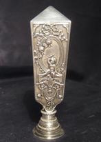 tampon antique, tampon de cire, cachet de cire argent, Antiquités & Art, Envoi