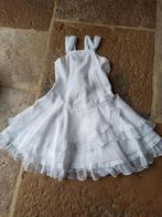 Zwierig wit kleedje van gymp, maat 116., Kinderen en Baby's, Kinderkleding | Maat 116, Ophalen of Verzenden, Zo goed als nieuw