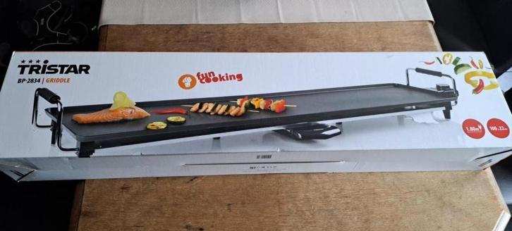 Plancha XXL (Tristar -BP2834) (Neuve), Electroménager, Plaques de gril, Lave-vaisselle, Enlèvement ou Envoi