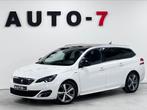 Peugeot 308 Break 1.2 GT LINE 2017 met slechts 44.000 Km., Auto's, Bluetooth, Stof, 1199 cc, Wit