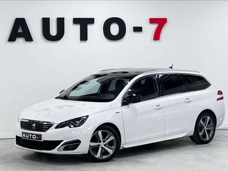Peugeot 308 Break 1.2 GT LINE 2017 met slechts 44.000 Km., Auto's, Peugeot, Bedrijf, Te koop, Bluetooth, Benzine, Euro 6, Break