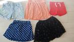 Pakket: 3 rokjes en 2 shortjes maat 128-134, Gebruikt, Meisje, Ophalen of Verzenden, Jurk of Rok
