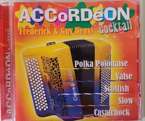 CD-accordeon Frederick & Guy Denys Cocktail, Cd's en Dvd's, Cd's | Instrumentaal, Zo goed als nieuw, Ophalen of Verzenden