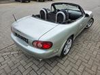 Mazda MX-5 NBFL 1.8i VVT Silver & Blue Edition, Te koop, Zilver of Grijs, Benzine, Blauw