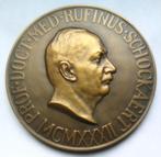 medaille Jorissen 1932 prof. doc. med. rufinus schockaert, Ophalen of Verzenden, Brons