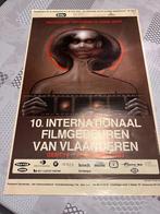 Vintage Poster 10e Internationaal Filmgebeuren van Vlaandere, Verzamelen, Posters, Gebruikt, Ophalen of Verzenden, Rechthoekig Staand
