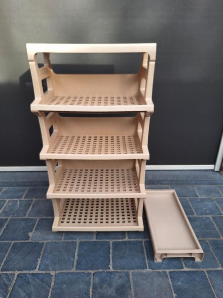 Kunststof stapelkratten moduleerbaar, Huis en Inrichting, Kasten | Stellingkasten, Gebruikt, Ophalen