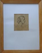 ALBERT VAN DYCK / JONG MEISJE / ORIGINEEL WERK / 63x50cm KAD, Ophalen of Verzenden