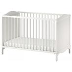 Babybedje, wit, 60*120, ikea, Kinderen en Baby's, Kinderkamer | Bedden, Ophalen, Gebruikt, Minder dan 140 cm, Minder dan 70 cm