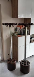 2 Velca kleerhangers uit de jaren 70, Huis en Inrichting, Woonaccessoires | Kapstokken, Ophalen of Verzenden, Gebruikt, Metaal