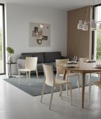 À vendre lot 4 CHAISES SLICK design STARCK blanc cassé, Synthétique, Enlèvement, Utilisé, Blanc