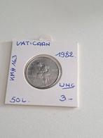 Vaticaan 50 lire 1982 in UNC !! Geres peter, Ophalen of Verzenden