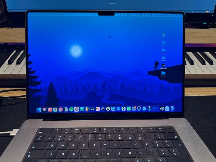 MacBook Pro 16” M1 Max – 32 GB – 2 TB – Spacegrijs, Informatique & Logiciels, Apple Macbooks, Utilisé, MacBook, 16 pouces, 4 Ghz ou plus