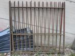 Ancienne barrière métallique, Ophalen, Met poort, Gebruikt, Tuinhek