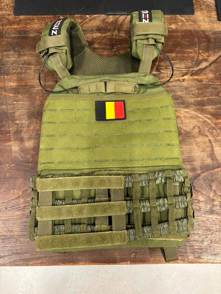 Gewichtsvest Zeuz (16,5kg), Sport en Fitness, Fitnessmaterialen, Zo goed als nieuw, Overige typen, Armen, Benen, Borst, Buik, Rug