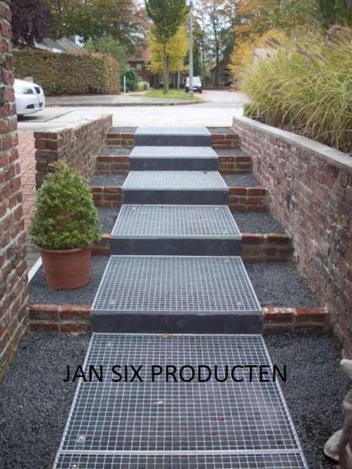 Gegalvaniseerde roosters 1000x800x30 maas 33x33 lengte draag, Tuin en Terras, Tegels en Klinkers, Nieuw, Ophalen