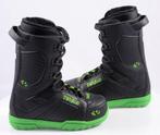 42 EU snowboardschoenen THIRTYTWO LASHED, black/green, Sport en Fitness, Snowboarden, Verzenden, Gebruikt, Schoenen