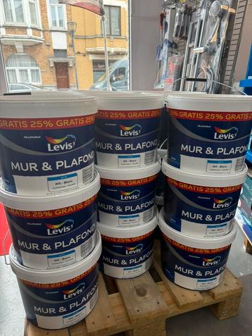  PEINTURE Levis MUR & PLAFOND – 10L  ‼️ beschikbaar voor biedingen