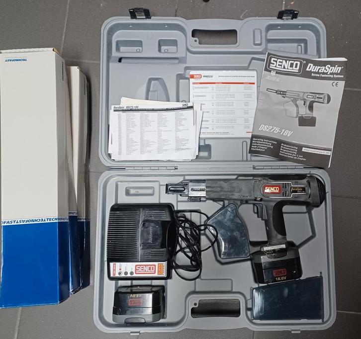 Senco DuraSpin DS275-18v bandschroefmachine + 4000 schroeven, Doe-het-zelf en Bouw, Gereedschap | Handgereedschap, Ophalen