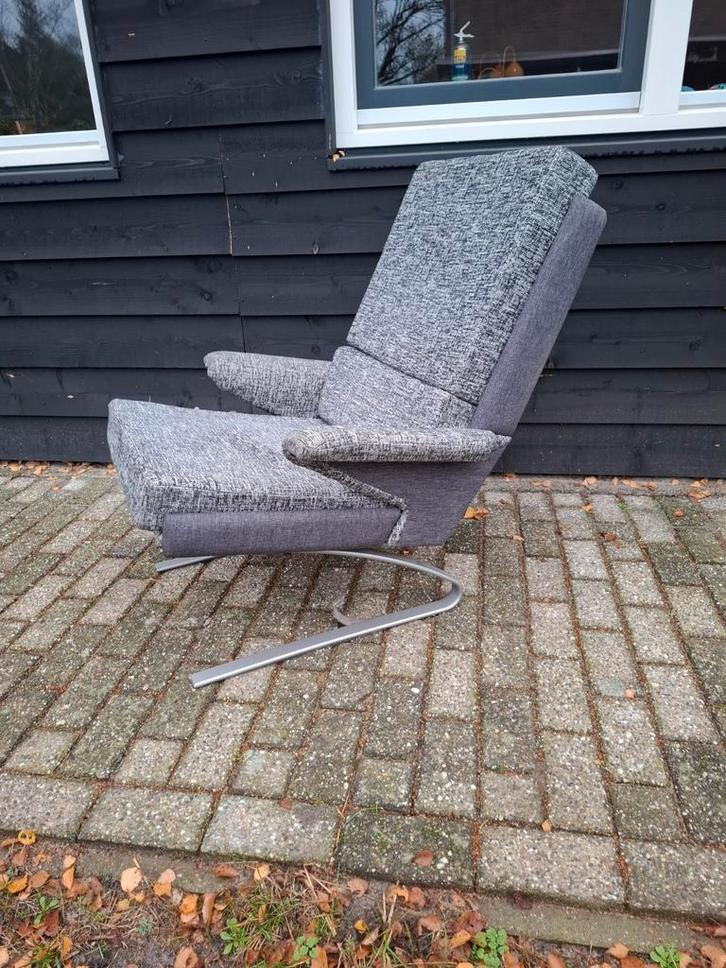 Cor swing relax fauteuil, Huis en Inrichting, Fauteuils, Gebruikt, Metaal, Stof, 50 tot 75 cm, 75 tot 100 cm, Ophalen of Verzenden