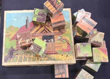 Blokkendoos VINTAGE, Antiek en Kunst, Ophalen of Verzenden