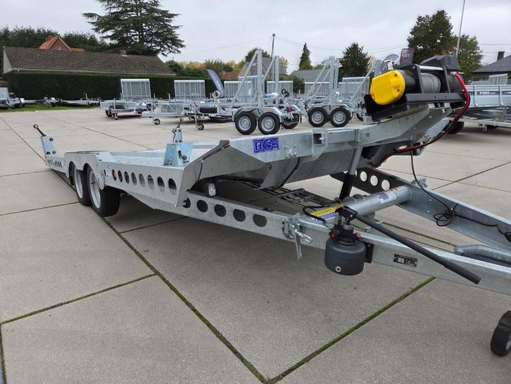 IFOR WILLIAMS AUTOTRANSPORTER ALS NIEUW, Auto diversen, Aanhangers en Bagagewagens, Zo goed als nieuw, Ophalen