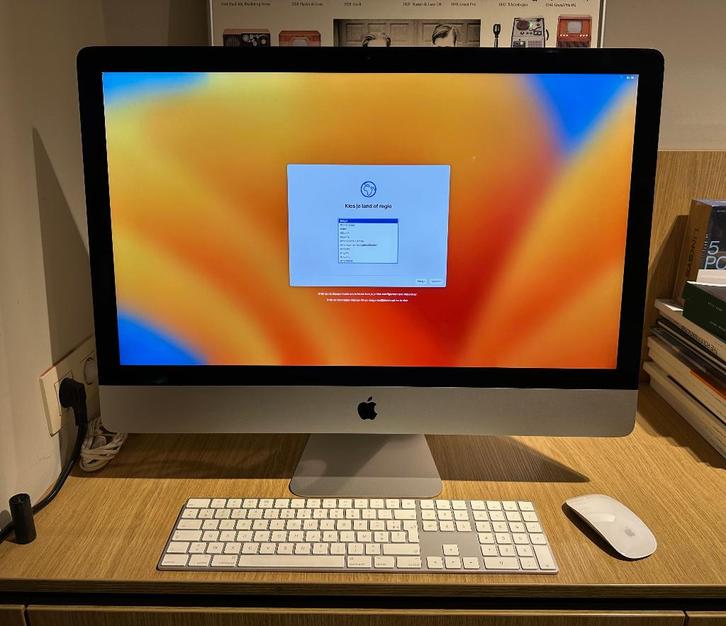 Apple Imac 27" Retina 5K 512GB SSD met originele verpakking, Computers en Software, Apple Desktops, Zo goed als nieuw, iMac, SSD