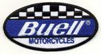 Buell Motorcycles strijk patch logo embleem - 107 x 56 mm, Motoren, Nieuw