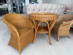 kinderstoel en tafel van rotan, Huis en Inrichting, Ophalen of Verzenden, Zo goed als nieuw
