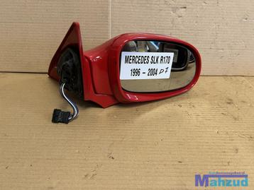 Mercedes SLK R170 Rood rechts spiegel met knipperlicht 1996-