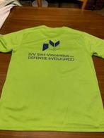 limoengroene sport t-shirt Defentie en veiligheid IVV Gent, Comme neuf, Vert, Taille 48/50 (M), Enlèvement ou Envoi