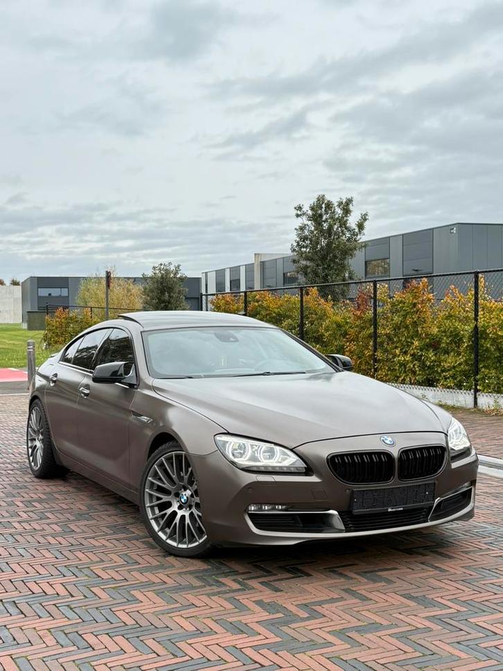 BMW 640D Gran Coupe Bronz Matt 313pk + overname mogelijk, Auto's, BMW, Particulier, 6 Reeks Gran Coupé, 360° camera, ABS, Achteruitrijcamera