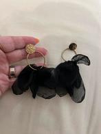 Oorbellen zwart, Bijoux, Sacs & Beauté, Boucles d'oreilles, Enlèvement ou Envoi, Comme neuf, Noir