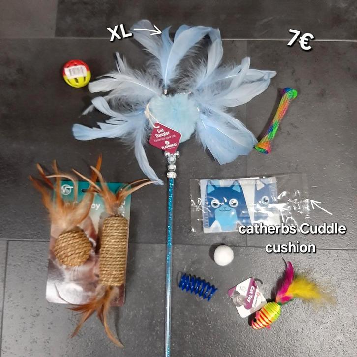 Kattenspeelgoed set nr 3, Dieren en Toebehoren, Kattenspeelgoed, Nieuw, Ophalen of Verzenden