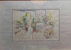 Theo Van Rintel aquarelle origineel Oostende, Ophalen of Verzenden