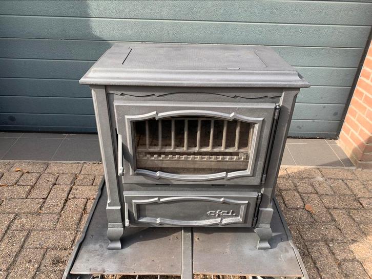 Efel Toledo houtkachel  8,5 kW vermogen., Huis en Inrichting, Kachels, Gebruikt, Vrijstaand, Houtkachel, Hout, Ophalen