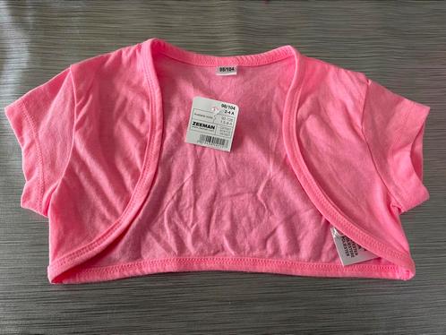 Bolero roos korte mouw, meisje 98/104 2-4 jaar, Kinderen en Baby's, Kinderkleding | Maat 98, Nieuw, Meisje, Shirt of Longsleeve