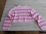 roze trui maat 134 - 140, Enlèvement ou Envoi, Pull ou Veste, H&M, Comme neuf